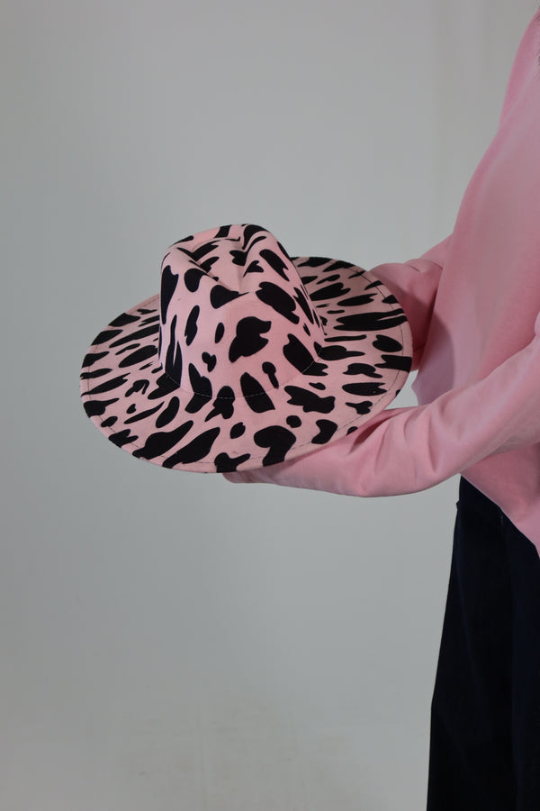 Cappello maculato rosa